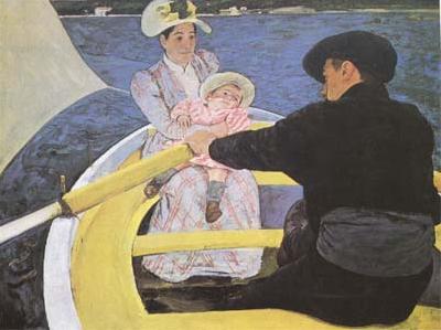 Mary Cassatt The Boating Party (mk09) oil painting picture